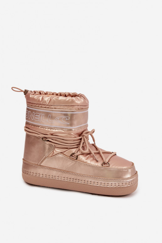 sniega apavi  ar stilīgām detaļām O'NEILL LISA WOMEN HIGH 90253012.99U Zelta krāsas