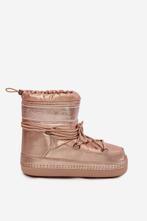 sniega apavi  ar stilīgām detaļām O'NEILL LISA WOMEN HIGH 90253012.99U Zelta krāsas