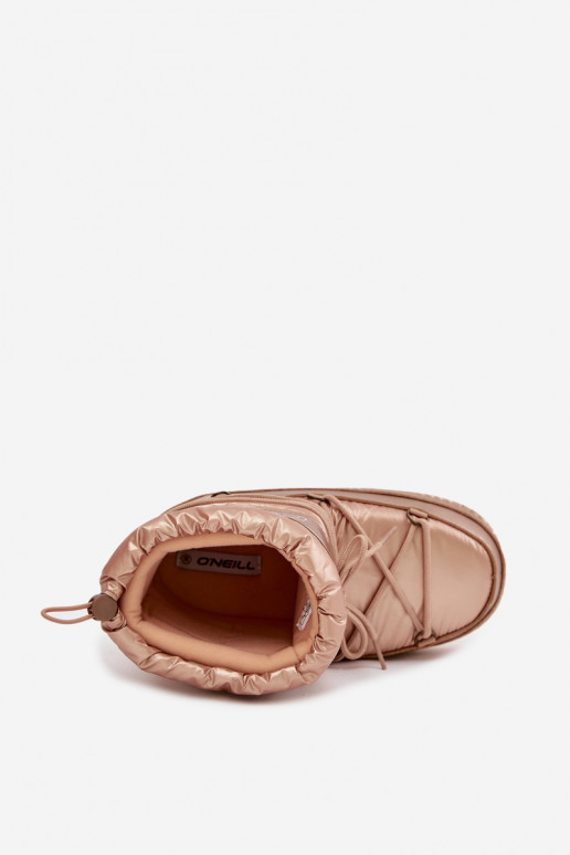 sniega apavi  ar stilīgām detaļām O'NEILL LISA WOMEN HIGH 90253012.99U Zelta krāsas