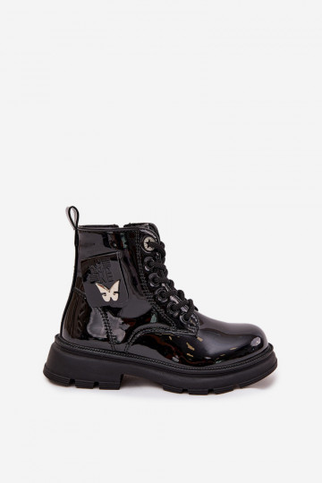 siltināti Sieviešu puszābaki Bērnu apavi  Laque Melns Alverina 2