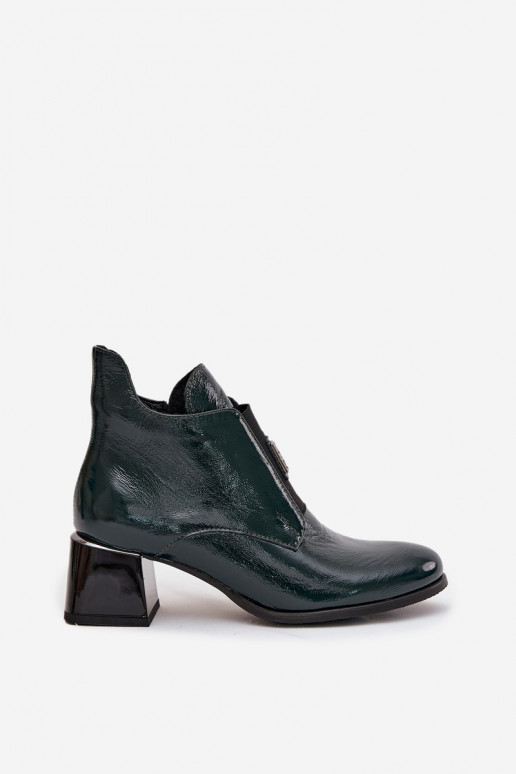   Laque Sieviešu puszābaki   Detalem siltināti Zazoo 60560 haki krāsas