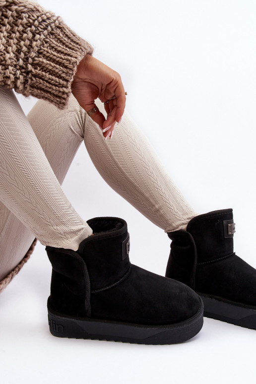  ūdensdrošs sniega apavi ar platformu D.Franklin DFSH371004 Melns