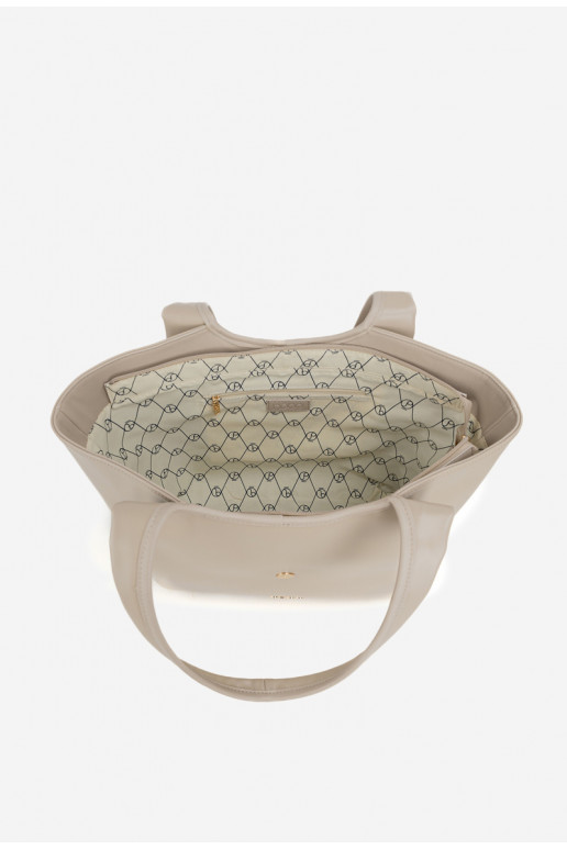 Soma Pircējska ar sprādzēm NOBO BAG6010-015 Gaišibēšs