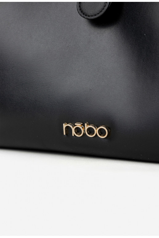 Soma Pircējska ar sprādzēm NOBO BAG6010-020 Melnas krāsas