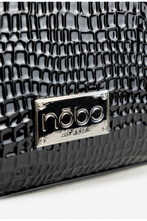 Lakots SomaTłoczonym Pārisugs NOBO BAG6150-M20 Melnas krāsas