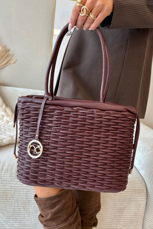 Pirkumu maisa tipa soma NOBO BAG5940-005 bordo krāsā