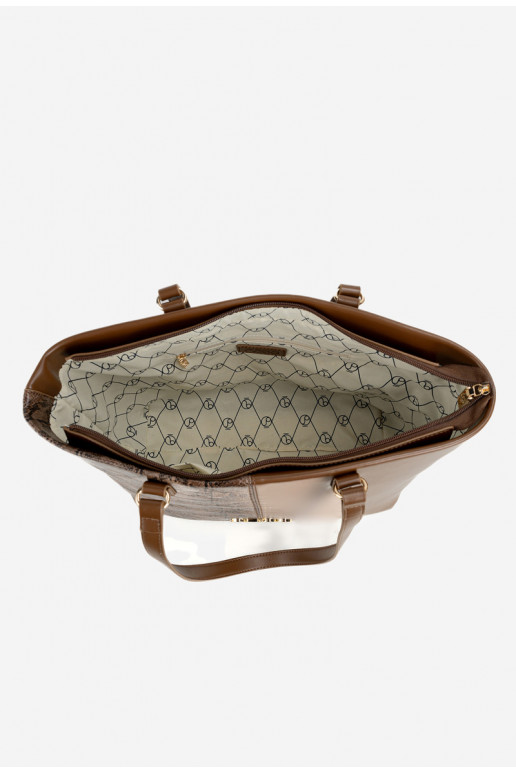 Soma Pircējska Dzīvnieku raksts NOBO BAG5740-M17 Brūnas krāsas