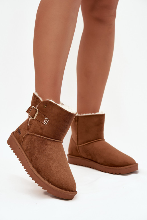 sniega apavi  ar sprādzēm Wrangler 20253091.37B Camel