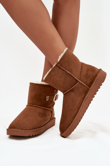 sniega apavi  ar sprādzēm Wrangler 20253091.37B Camel 2