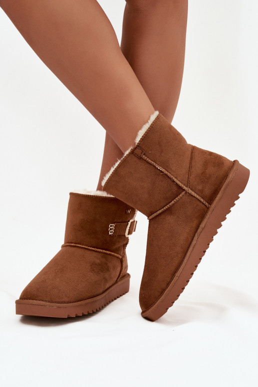 sniega apavi  ar sprādzēm Wrangler 20253091.37B Camel