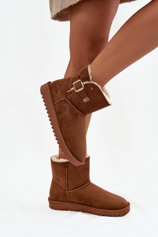 sniega apavi  ar sprādzēm Wrangler 20253091.37B Camel