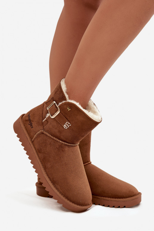 sniega apavi  ar sprādzēm Wrangler 20253091.37B Camel