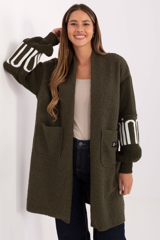 Kardigans khaki krāsā