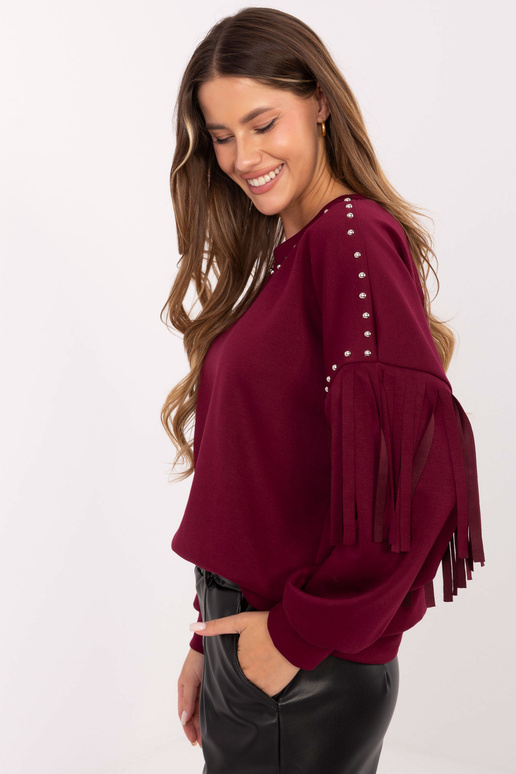 Vīnsarkans džemperis