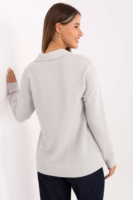 Gaiši pelēks blūze