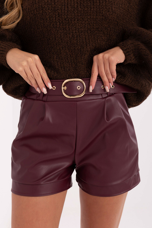 Bordo krāsas šorti