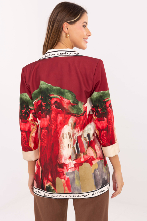 Bordo krāsas žakete