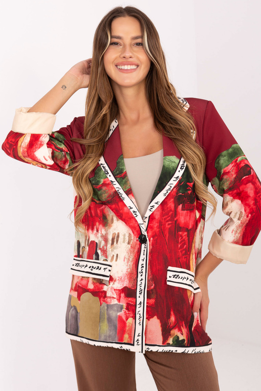 Bordo krāsas žakete