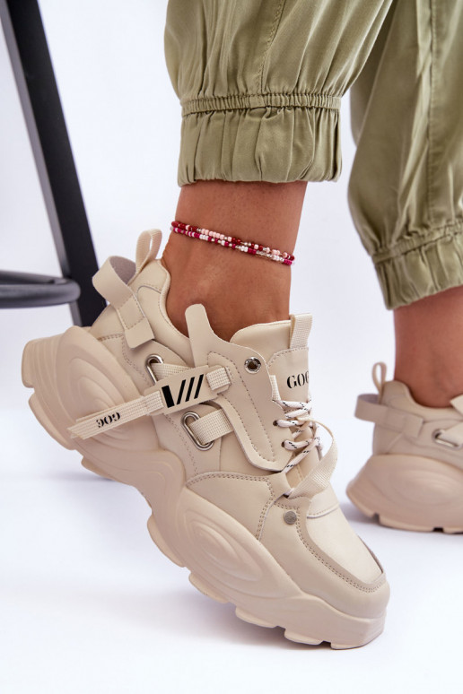 sporta apavi  modeļa apavi GOE MM2N4015 smilšu krāsas