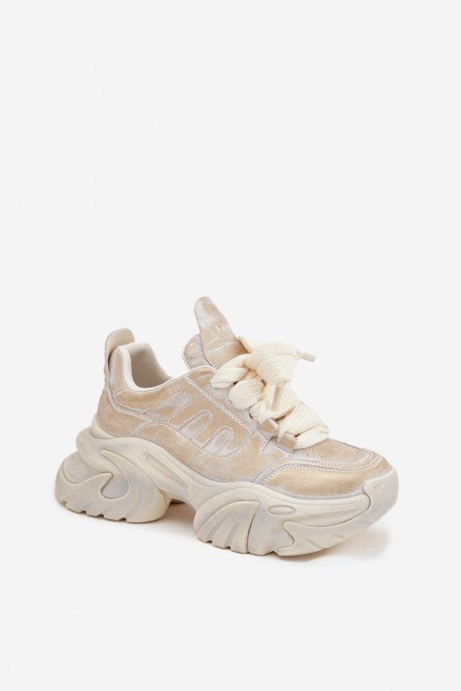    modeļa apavi  GOE SS2N4009 Zelta krāsas