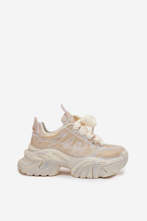    modeļa apavi  GOE SS2N4009 Zelta krāsas