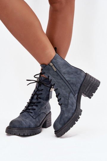 sieviešu zābaki zābaki    Detalem Artiker 57C0212 Zilas krāsas