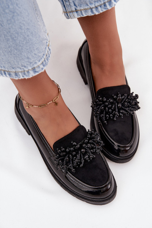 Mokasīni Laque S.Barski HY52-369B Melns  Mokasīni Laque S.Barski HY52-369B Melns