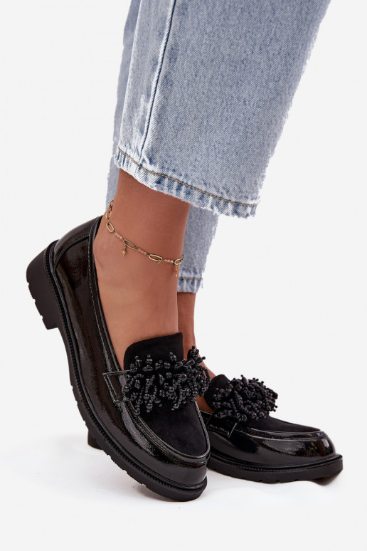 Mokasīni Laque S.Barski HY52-369B Melns  Mokasīni Laque S.Barski HY52-369B Melns