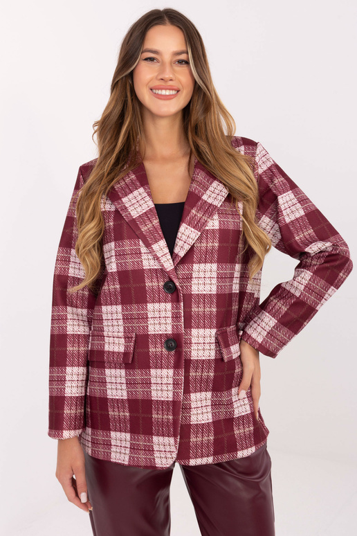 Bordo krāsas žakete
