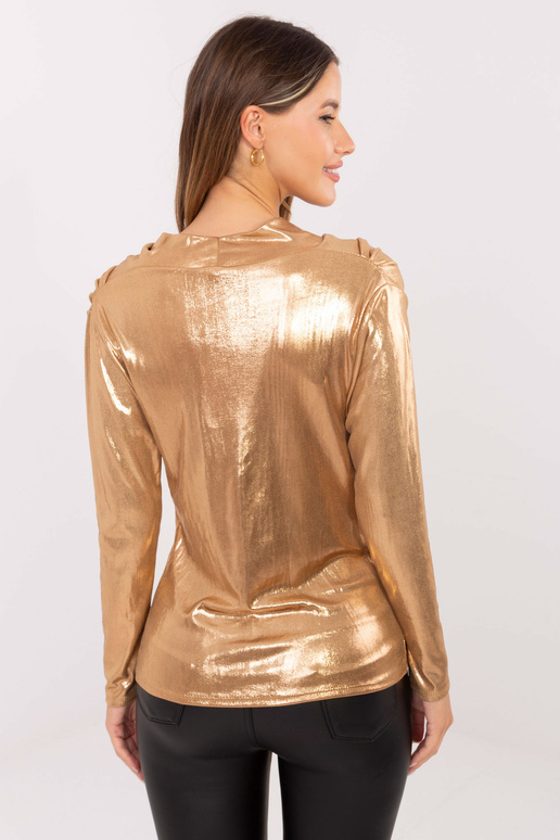 Kamieļa krāsas blūze