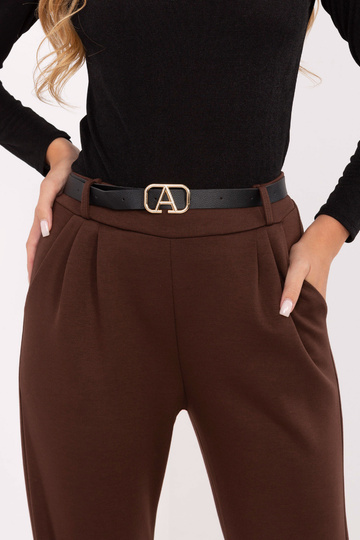 Tumši brūnas krāsas bikses 2