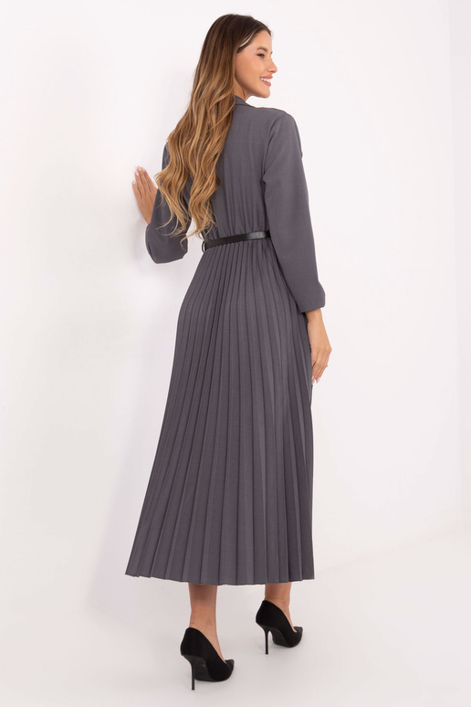 Tumši pelēka kleita