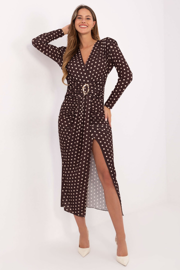 Tumši brūna kleita 2