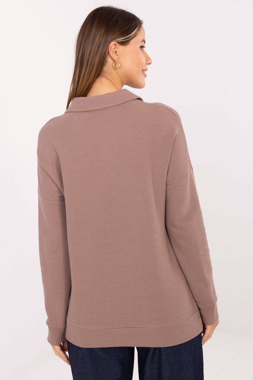 Tumši smilškrāsas blūze