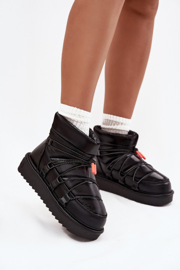 sniega apavi  ar platformu D.Franklin DFSH370020 Melns 2