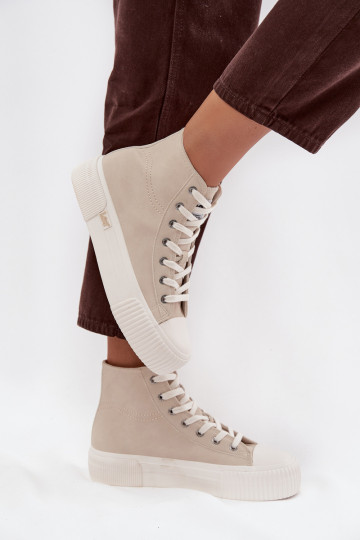 sieviešu puszābaki ar platformu LEE 50253002.35E ISLA WOMEN MID smilšu krāsas
