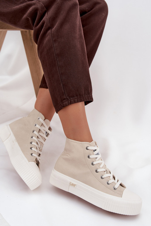 sieviešu puszābaki ar platformu LEE 50253002.35E ISLA WOMEN MID smilšu krāsas