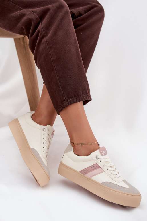 modeļa apavi  LEE AILANI WOMEN LOW 50253004.02A Zgaszona Biel  modeļa apavi  LEE AILANI WOMEN LOW 50253004.02A Zgaszona Biel