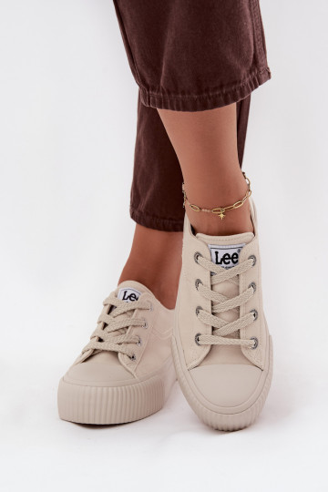 sieviešu puszābaki ar platformu LEE ISLA C WOMEN LOW 50253001.35E smilšu krāsas 2