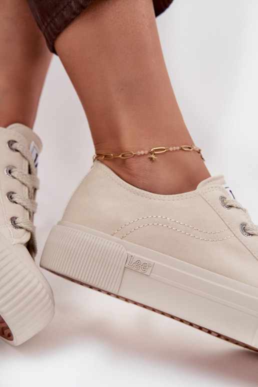 sieviešu puszābaki ar platformu LEE ISLA C WOMEN LOW 50253001.35E smilšu krāsas