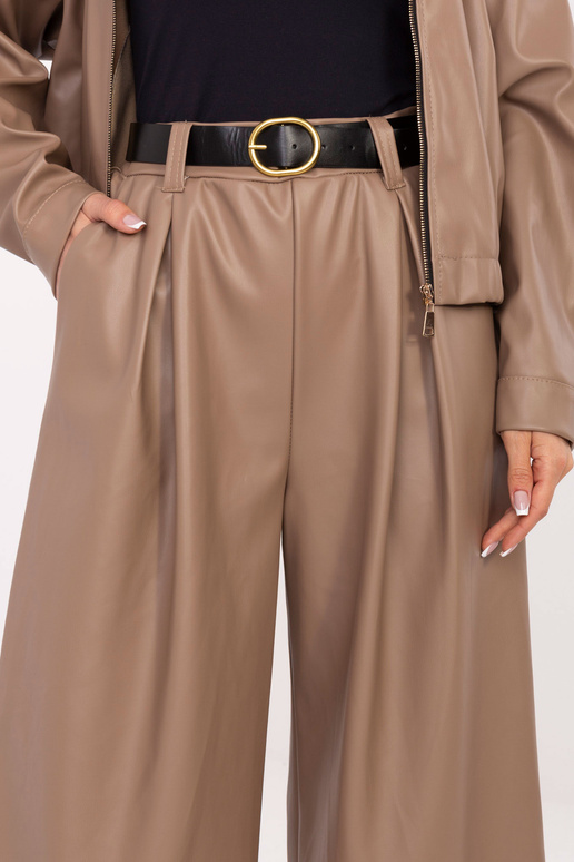 Tumši smilškrāsas bikses