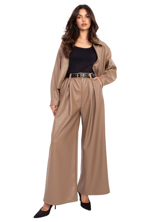 Tumši smilškrāsas bikses