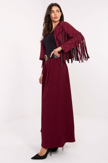 Bordo krāsas bikses 2