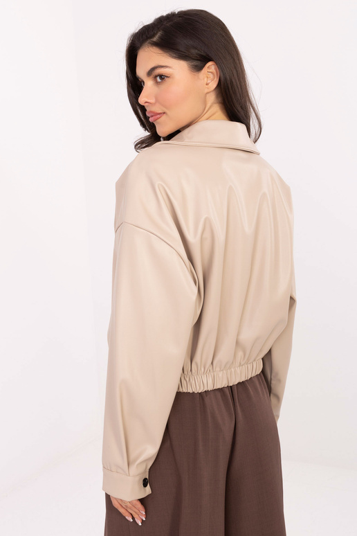 Gaiši smilšu krāsas jaka