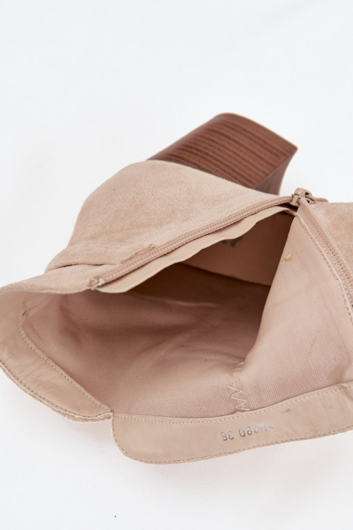 Sieviešu puszābaki ar bārkstīm Ziloņkaula krāsas Rosabella