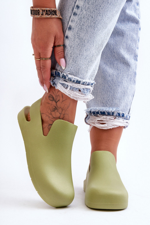 Gumijas čības Zaļas krāsas Meriko Gumijas čības Zaļas krāsas Meriko