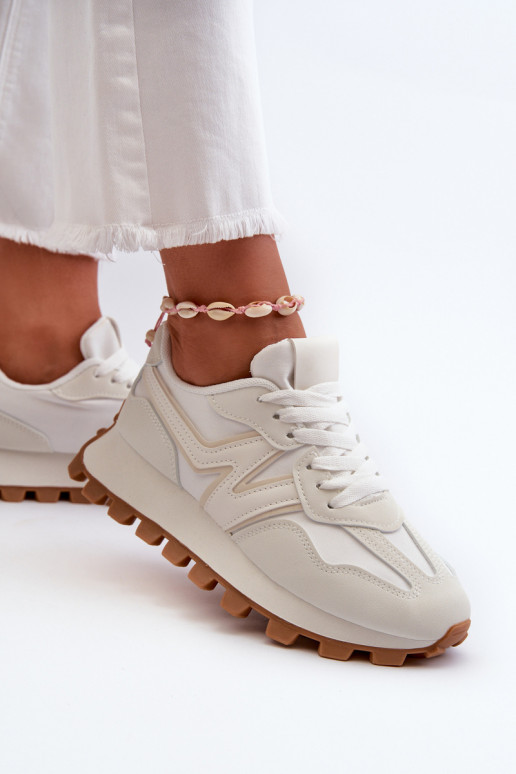  modeļa apavi sporta apavi  baltas krāsas Kalelia