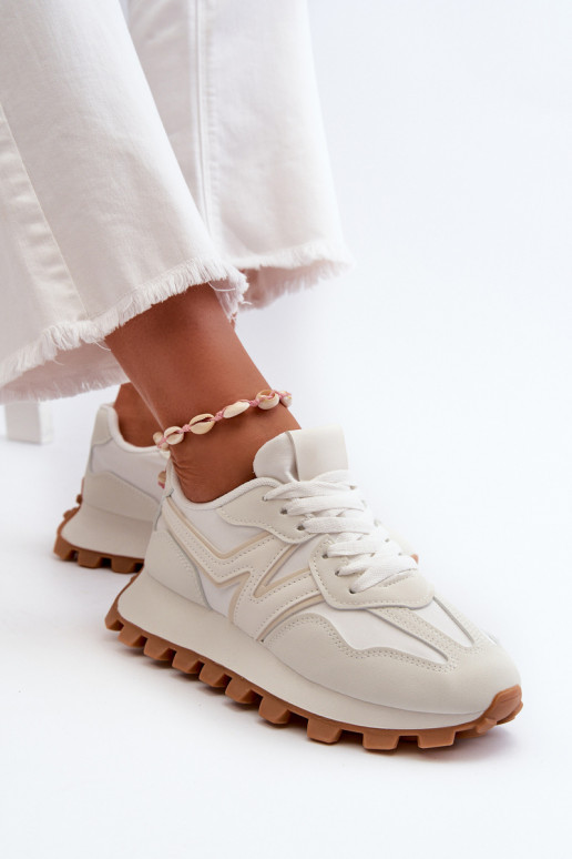  modeļa apavi sporta apavi  baltas krāsas Kalelia