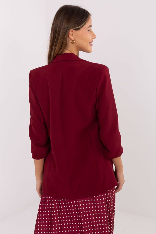 Vīriešu IT stila žakete bordo krāsā