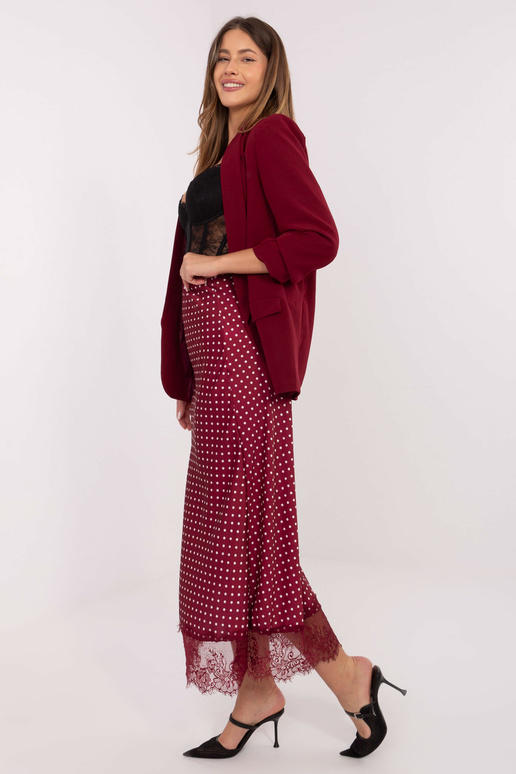 Svārki bordo krāsā